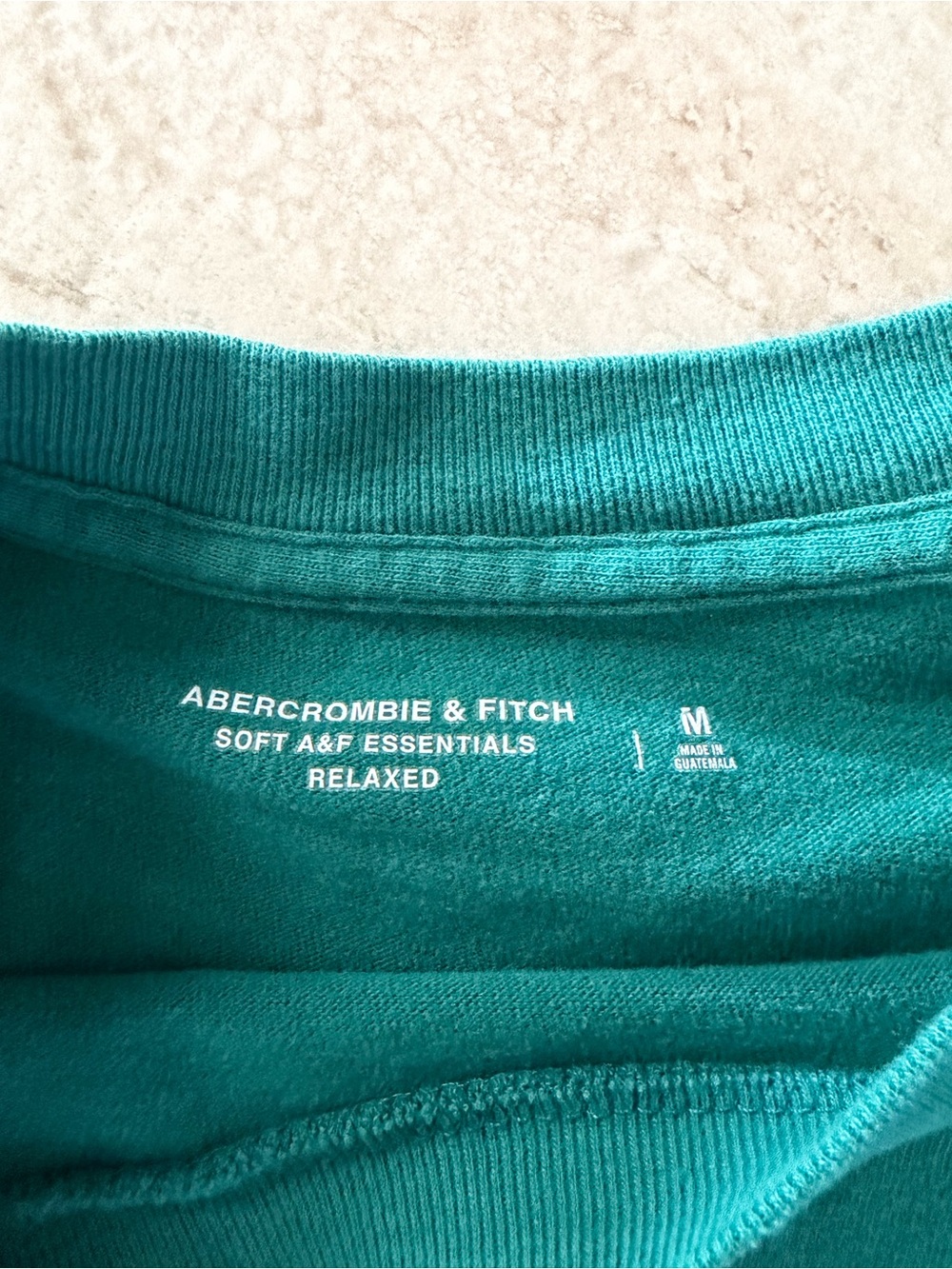 Abercrombie & Fitch Men's Teal Crewneck Sweater